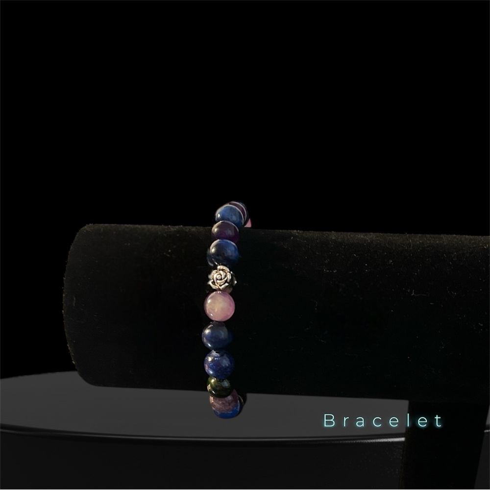 Blue Beaded Bracelet